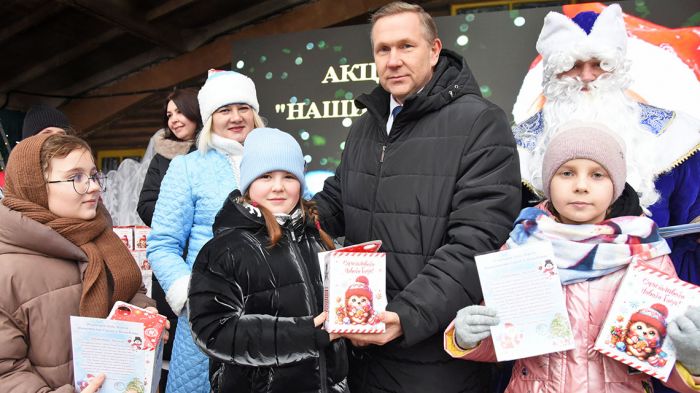 В резиденции крупского Деда Мороза дали старт самой доброй традиции &ndash; акции &laquo;Наши дети&raquo;