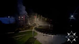 В Пуховичском районе на пожаре погибли бабушка и внучка