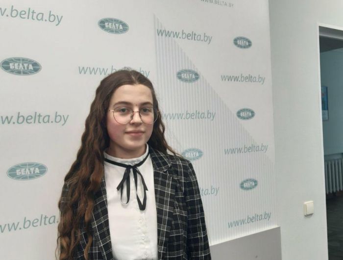 Крупская гимназистка посетила пресс-центр БЕЛТА, где обсудили проект &quot;Поезд Памяти&quot;