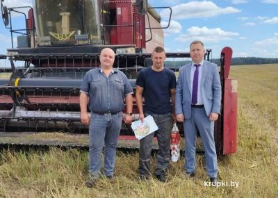 Сергей Шарапов из СУП «Щавры-агро» очередной тысячник в районе