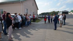 Председатель райисполкома встретился с коллективом производственной площадки агрокомбината «Дзержинский» при деревне Дворище