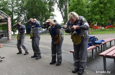 В Крупках прошли соревнования сандружин (фото)