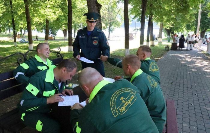 Подведены итоги районных соревнований среди сандружин и добровольных пожарных команд