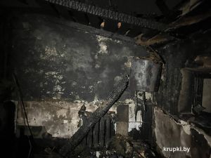 &nbsp;В Холопеничах горел жилой дом