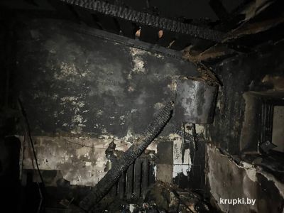 &nbsp;В Холопеничах горел жилой дом