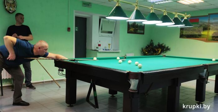 В Крупках прошел открытый предновогодний турнир&nbsp;по бильярду