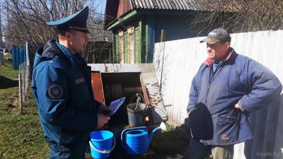 Крупские спасатели провели рейдовые мероприятия по всему району