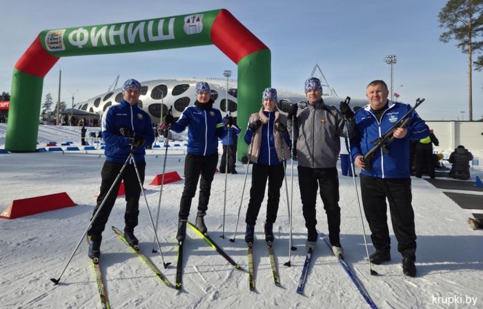 Крупчане на Борисов-Арене приняли участие в &laquo;Минской лыжне-2026&raquo;