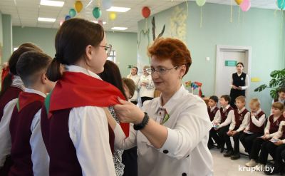 В Крупках школьники и работающая молодежь пополнили ряды общественных организаций