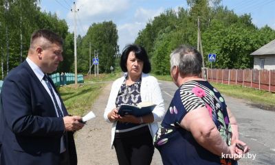 Депутат Палаты представителей Национального собрания встретился с населением деревни Яновщина