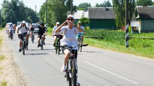 На Крупщине состоялся III районный патриотический велофестиваль (фото)