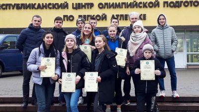 Крупские легкоатлеты стали лучшими в Минской области среди ДЮСШ