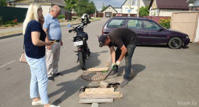 В переулке Юбилейном в асфальте образовались провалы