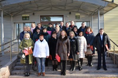 На базе Крупского лесхоза прошел семинар-совещание