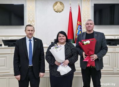 Поздравления с Днем рождения приняли руководители предприятий Крупского района