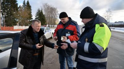 Госавтоинспекция и Белтехосмотр провели совместный рейд в Крупках