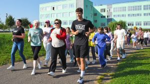 Спортивный праздник провели в городской средней школе № 3 (фото)