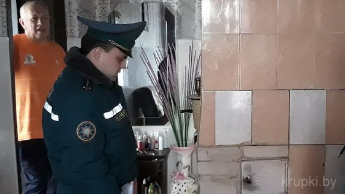 Крупские спасатели проверили домовладения граждан
