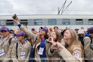 &quot;Поезд Памяти&quot; встретили в Минске