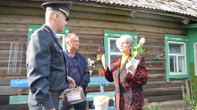 Крупские правоохранители выразили слова благодарности ветеранам
