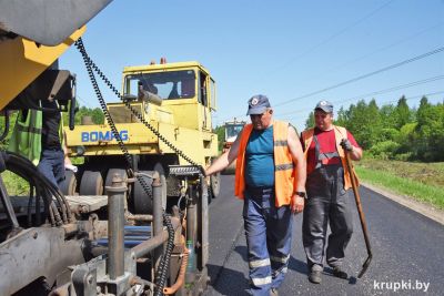 Дорога Черея-Холопеничи обретает новый облик