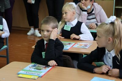 Крупские спасатели провели уроки безопасности в школах 1 сентября