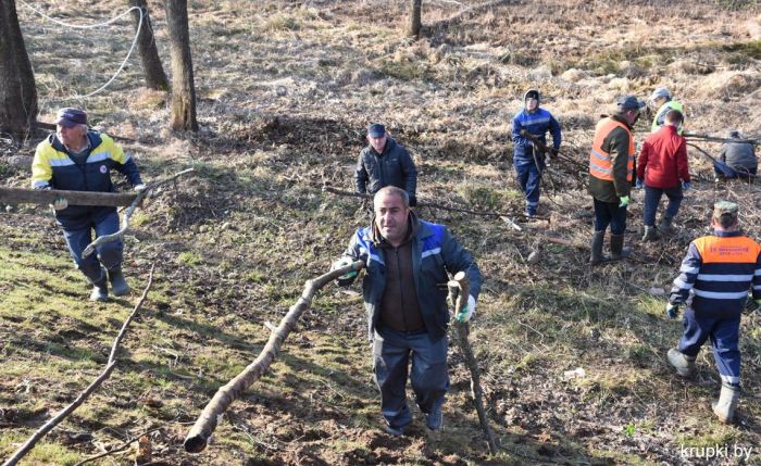 Наведение порядка на Крупщине продолжается