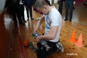 В Крупском районе прошел слет юных спасателей-пожарных