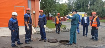 В Крупках провели штабную тренировку по авариям на системах жизнеобеспечения