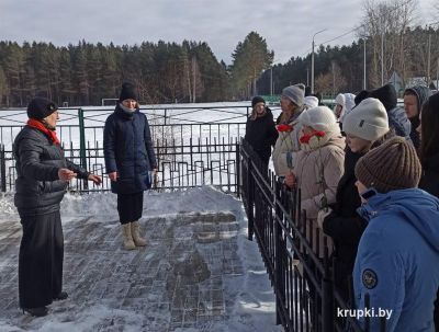 В Крупках стартовал пилотный проект маршрута памяти «Забвению не подлежит»