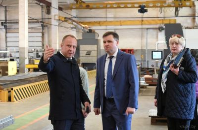Начальник Миноблуправления Департамента госинспекции труда посетил ООО &quot;Амкодор-Можа&quot;