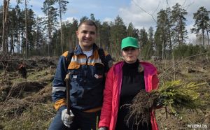 Белорусская железная дорога участвует в акции "Лес! Дабро! Парадак!" на Крупщине