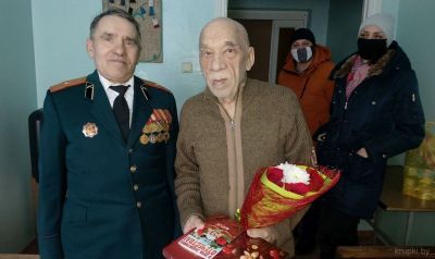 Активисты районной организации «Белорусский союз офицеров» чествовали своего первого председателя