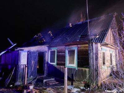 В Холопеничах на пожаре погиб человек