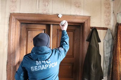 Крупский РОЧС провел очередные рейды в жилищном фонде в г.п. Холопеничи и Бобрском сельсовете