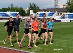 Крупчане участвуют в спартакиаде Республики Беларусь по лёгкой атлетике