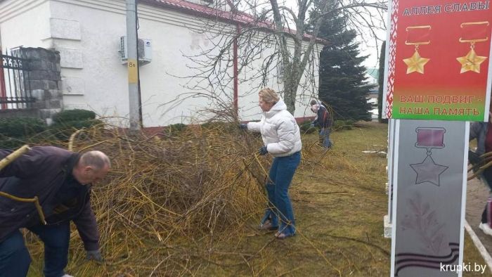 Работники учреждений культуры сегодня наводят лоск на своих территориях
