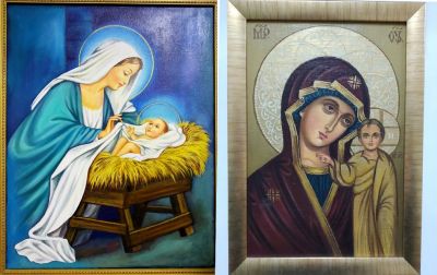 В Крупском музее открылась выставка иконописи Ядвиги Сенько