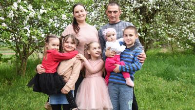 Семья Якубовичей: "Воспитываем детей дружными"