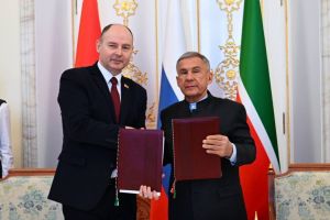 Минская область и Татарстан подписали дорожную карту развития на два года