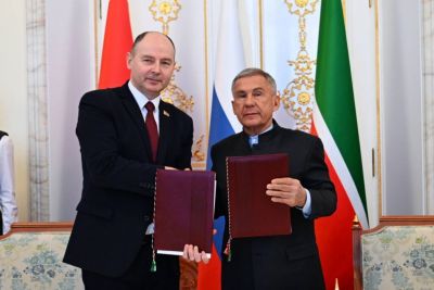 Минская область и Татарстан подписали дорожную карту развития на два года