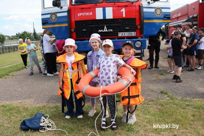 Акция «Каникулы без дыма и огня» проходит на Крупщине