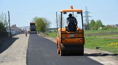 В Крупском районе выполнен план ремонта автомобильных дорог за 2024 г.