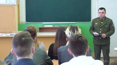 Крупские спасатели рассказали школьникам о ВУЗах, где можно получить профессию спасателя