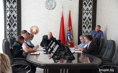 В Крупках состоялось координационное совещание по борьбе с преступностью и коррупцией