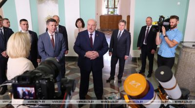 Лукашенко о БГУ: это не просто университет, это история и будущее страны