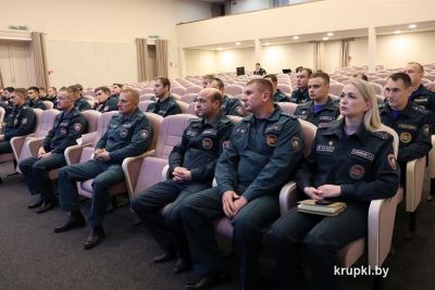 Единый день информирования прошел в Крупском РОЧС