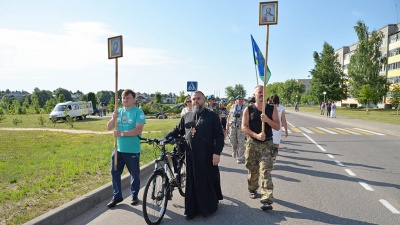 В Крупках стартовал четвертый велотуристический Крестный ход (фото)