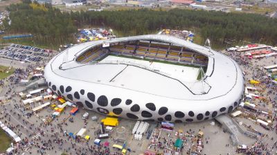 Фото Дожинок в Борисове с высоты птичьего полета