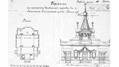 На месцы згарэўшай падчас вайны царквы ў Лісічына ўстаноўлены Паклонны крыж